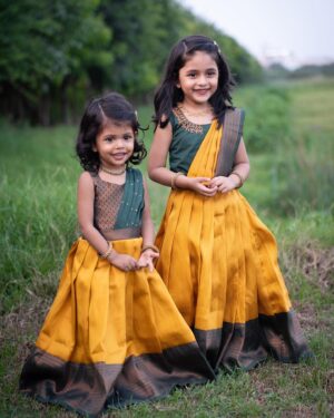 Zara Zyanna Instagram - Festive season ✨

All set to get ready for the festive season. Let’s start with the first recommendation. 

Outfit: @disha_creationz ✨
The team worked out a perfect twinning combo for us and we loved it. 🥹♥️ how about you??

All the “samathu” girls dressed up in traditional wear. 
Saree is a “go to look”.. and in this combo I specially loved the embroidered blouse. ♥️

For Zara it was a top and skirt and Ziva they designed a frock. Which for so appropriate for their personality. As much as it looks grand it wasn’t that hard to pull off the look. Light weighted fabric and easy to roam around in the attire. 

#diwali2023 #navaratricollection  be it any festive time and you wanna twin with your family.. then this handle would come handy. 🥹✨♥️

Shot by: @praveen.jpeg ✨🥹