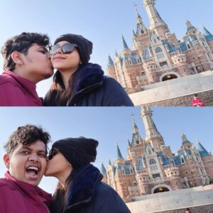 irfans view Instagram - A fairy tale kiss in disney world!❤️

#memories #china