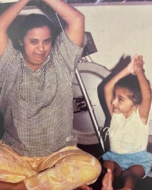 Aashna Shroff Instagram - The light of our lives said goodbye to us yesterday, and I don’t think I can put into words how I feel right now, but let me tell you a little bit about Preeti masi because I know how much everyone here loved her.

61 years ago, a doctor saw her as a baby and told my nana and nani that she wouldn’t survive beyond 5 years. And boy, did she prove him wrong. 

While she was my masi, she was more like my mother who took care of my every need when I was born, then more of a sibling who studied, played and fought with me every single day growing up, and slowly with time, she became more like a child and the one who needed taking care of.

Not everyone understood her, and even though she was intelligent enough to know she wasn’t entirely like us, that never stopped her from being herself. And that’s my biggest takeaway from Preeti masi. To forever be your resilient, confident, opinionated (and always short tempered😅) self.

She was obsessed with Bollywood, she had to go swimming every single day, she loved animals, absolutely adored kids, food was her first love, she’d often wear 5-6 layers of clothes just so she’d have enough options if we happened to go on an impromptu trip (last picture for reference🤣) and she used to spend her days knitting, writing, reading or colouring in her books. Our home has been buzzing with so many hilarious stories about Preeti masi since yesterday and they’re the only thing keeping us going right now. 

All I am grateful for is that God chose us and found us good enough to be the people responsible to give her a good, happy life. And I hope we lived up to that. For everyone that loved her and checked in on her, thank you 🙏🏻 

That extra chromosome became one of the biggest blessings of our life, and one of the reasons I am the person I am today. We love you so much Preetu, and we wish you are happy up there, eating all the Chinese food and burgers to your heart’s content 🥰