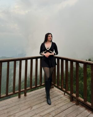 Aastha Shah Instagram - Laapata between the mountains 🌳⛰️

Top - @a.la.modebyakanksha