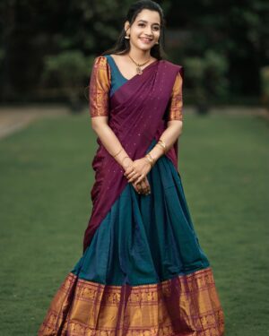 Abarnathi Instagram - Flaunting my Tamil ness 🌹✨
.
.
COSTUME @deepoo_designers 🩷
.
.
MUA @makeup_by_aamirah 💅🏻
.
.
Pic @zerogravityphotography 📸
.
.
STYLIST @dipti11_official 🪡
.
.
Location @sheratonchennai 🦩
.
.
ACCESSORIES @dscollection113 💍

#today #india #instagram #instagood #mood #photography #follow #saree #photooftheday #picoftheday #happy #viral #instadaily #nature #fashion #beautiful #daily #art #indiapictures #motivation #tamilcinema #style #tamilactress #music #jailor #halfsaree #selfie #myself #todaysoutfit #trending