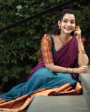 Abarnathi Instagram - Flaunting my Tamil ness 🌹✨
.
.
COSTUME @deepoo_designers 🩷
.
.
MUA @makeup_by_aamirah 💅🏻
.
.
Pic @zerogravityphotography 📸
.
.
STYLIST @dipti11_official 🪡
.
.
Location @sheratonchennai 🦩
.
.
ACCESSORIES @dscollection113 💍

#today #india #instagram #instagood #mood #photography #follow #saree #photooftheday #picoftheday #happy #viral #instadaily #nature #fashion #beautiful #daily #art #indiapictures #motivation #tamilcinema #style #tamilactress #music #jailor #halfsaree #selfie #myself #todaysoutfit #trending