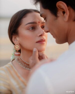 Aditi Rao Hydari Instagram - “You are my Sun, my Moon, and all my Stars…”

To being Pixie Soulmates for eternity…to laughter, to never growing up…

To Eternal Love, Light & Magic ❤️

Mrs & Mr Adu-Siddhu 💫

Big Thank you to our dearest humans who were with us with their love and artistry 
Grateful and beyond 

Sabyasachi -  @sabyasachiofficial
Bombay Jayshree - @jayashriramnath
Santhosh Narayanan - @musicsanthosh
Tarun Vishwa- @tarunvishwaofficial
Joseph Radhik - @josephradhik
Amrit Ramnath - @amritramnath
Manav- @manav_angelo_kashyap
Amritha Ram - @amritha.ram
Eli poo - @eltonjfernandez
Sanu - @sanamratansi 
Shiva sir - @shiva_siddharth_mua
Ram - @salonkoniki
Ashok - @jjjashok
Sandy - @arhconnect
Janaki - @eatdrinkandparty 
Vishal punjabi - @theweddingfilmer
Mallika reddy - @mallikareddyg
Esther- @esther_hmu