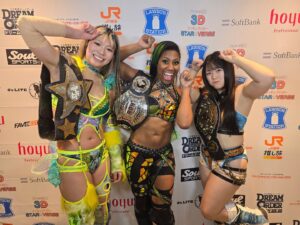 Adrienne Reese Instagram - .@ringofhonor @wwr_stardom
Ok so I did the Kuma dance but I may have found some extremely talented and unique champion M.I.T applicants!!! Hanan and Koguma!!!!! 
Our people are going to talk to their people!!!
#AthenaWorldTour #MinionsInTraining
#ForeverROHChamp #AmericanJoshi #MinionOverlord #FallenGoddess