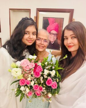 Aishwarya Rai Instagram - 🥰💖HAPPY BIRTHDAY 2 THE ETERNAL LOVE OF MY LIFE dearest Daddy-Ajjaa and my darling Aaradhya❤️MY HEART… MY SOUL… FOREVER AND BEYOND🌟❤️🧿