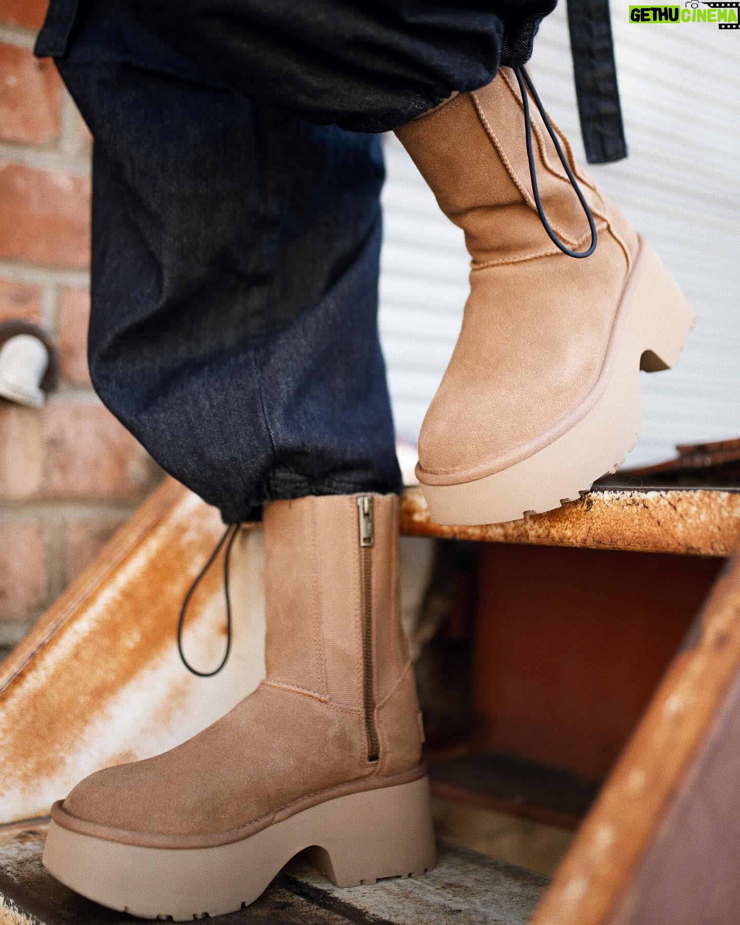 Akira Akbar - 52.5K Likes - denim ugg = the perfect pair #uggseason @ugg #uggpartner