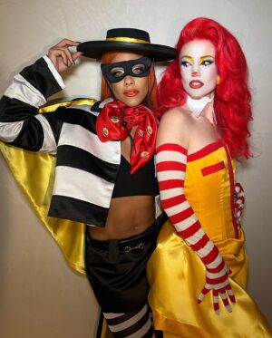 Alex Scott Instagram - Living the McDream 🍔🍟Happy MacHalloween 

McDelivery team: 🎃
@heidinorthmakeup 
@hairbycarlcampbell 
@suhaines 
@takenbytay_ 
@baldyloxboutique
