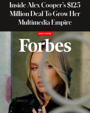 Alexandra Cooper Instagram - Holy shit. I’m on the cover of Forbes 🥹 

6 years ago I was fired from my job, cheated on & dumped all in the same week. I felt so incredibly lost. But thankfully, that all led me to starting Call Her Daddy - and the DADDY GANG. I’ll never forget the countless people (mainly men) who criticized me, disrespected me and told me I’d never get anywhere with my dream. 

LADIES this is your reminder it’s not cringe, embarrassing or delusional to push for what you believe in, especially when there is seemingly not a clear path. When people tell you you’re crazy for starting something different… you are probably on the right track. To everyone who has supported me and to those who have doubted me… I love you all and thank you for pushing me to never give up. I can’t wait for next year and all the things to come ( jk announcemnt coming in 2 weeks. 12.4 :)

Thank you to everyone who helped make this happen❤️

@codypickens @kirstentaggart @ivanclow @cocomamba @alexy0rk @jennanicoleofficial @laurapolko
