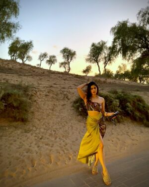 Alisha Chopra Instagram - Is it hot in here, or is it just me? 

Wearing @tizzi.official , absolute love! 
.
.
.
.
.
#swim #swimsuit #swimsuits #monokini #desert #look