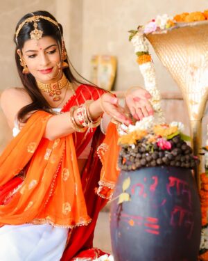Alisha Rajput Instagram - Mai Shiv ki hu Shiv mere hai ❤️

#mahashivratri_special #shiv #explorepage