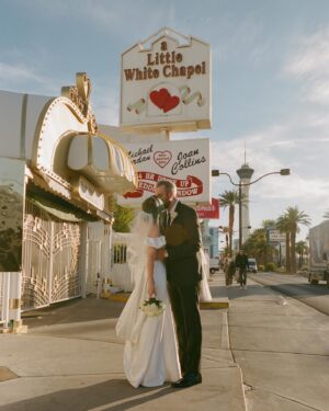Alison Wonderland Instagram - On Halloween in Vegas I married the love of my life (with some help from Elvis). I am so grateful to have found such a one of a kind love. Ti doesn’t have social media (hot) but I am so in love with you. You are the funniest, smartest, kindest and most inspiring person I know. Thank you for always letting me be fully myself and encouraging me every single day, thank you for giving me the most beautiful child in the world, thank you for showing me what healthy love is, and most importantly thank you for making me “Mrs West” because now my initials are officially “AW” 💍 
📸 @zarastaplesweddings & @jaredtinetti (special thanks to @resortsworldlv & @zoukgrouplv for my crazy afterparty)