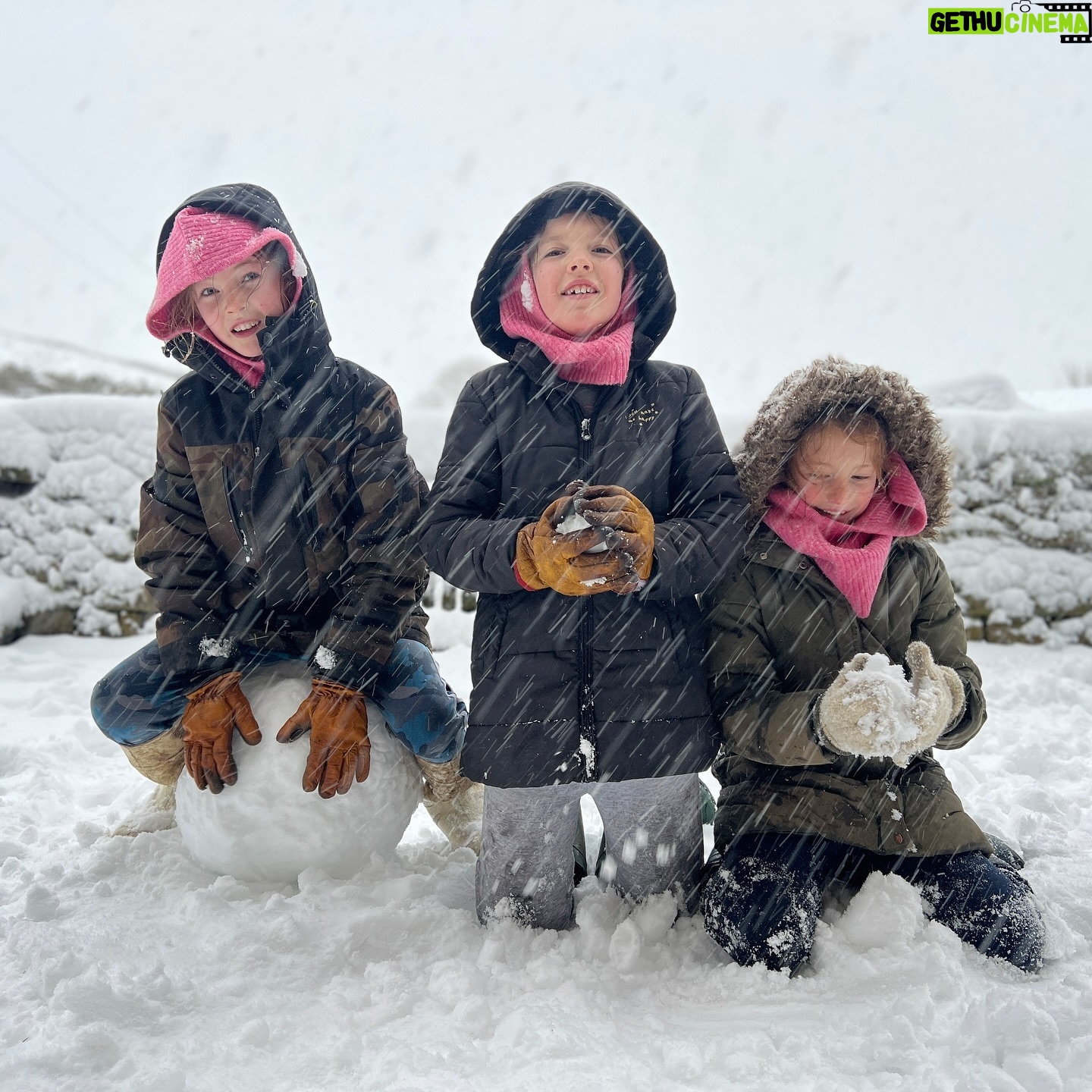 Amanda Owen - 20.1K Likes - Wet, soggy, heavy, slippery snow hasnβt dampened their spirits. βοΈβοΈβοΈβοΈβοΈβοΈβοΈβοΈβοΈβοΈβοΈβοΈβοΈβοΈβοΈβοΈβοΈ
#snow #stormbert #yorkshire #weather