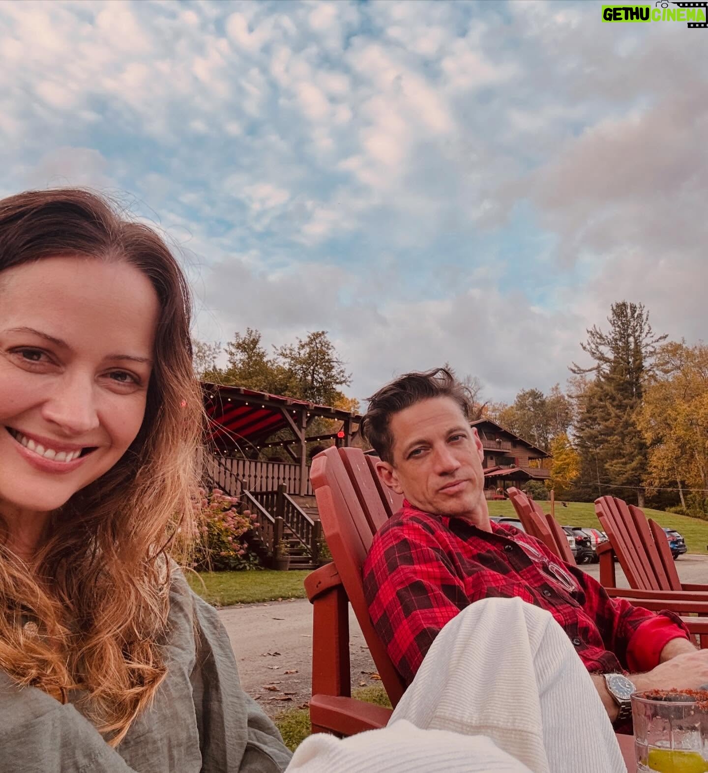 Amy Acker - 7.2K Likes - An 18 hour getaway with @jimmycarp in his element at @urbancowboylodge #fallvibes