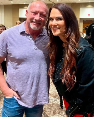 Amy Dumas Instagram - North Carolina brought the hype! Thanks so much to @wrestlecade @highspots @gilbertboyas and all who came today to say hi- y’all the best 

Slide 4- this was the first time I’d seen my new action figure since it was announced at SDCC- 

Slides 6/7 The tricked out  @originalfunko customs never gets old