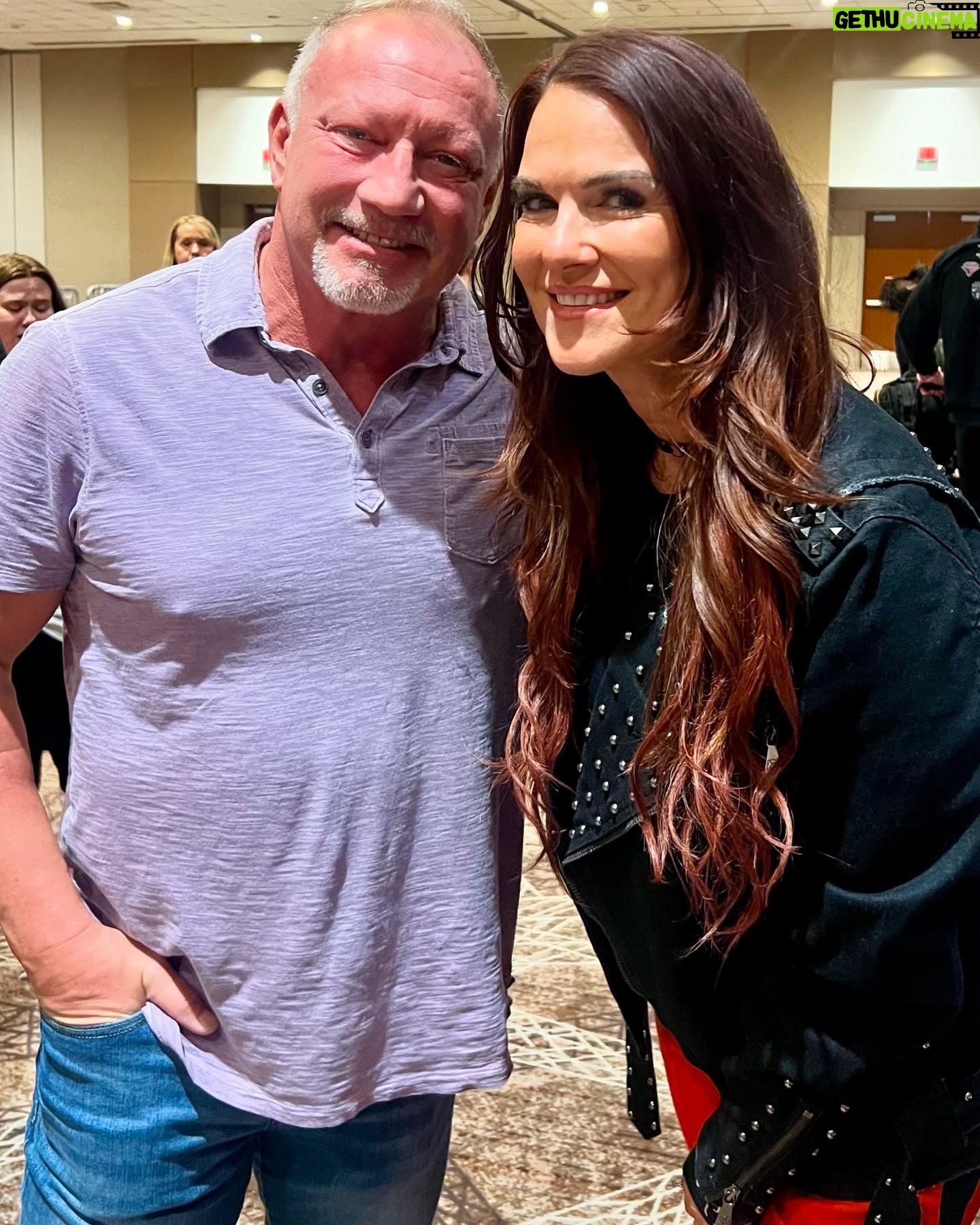 Amy Dumas - 62.1K Likes - North Carolina brought the hype! Thanks so much to @wrestlecade @highspots @gilbertboyas and all who came today to say hi- yāall the best
Slide 4- this was the first time Iād seen my new action figure since it was announced at SDCC-
Slides 6/7 The tricked out @originalfunko customs never gets old