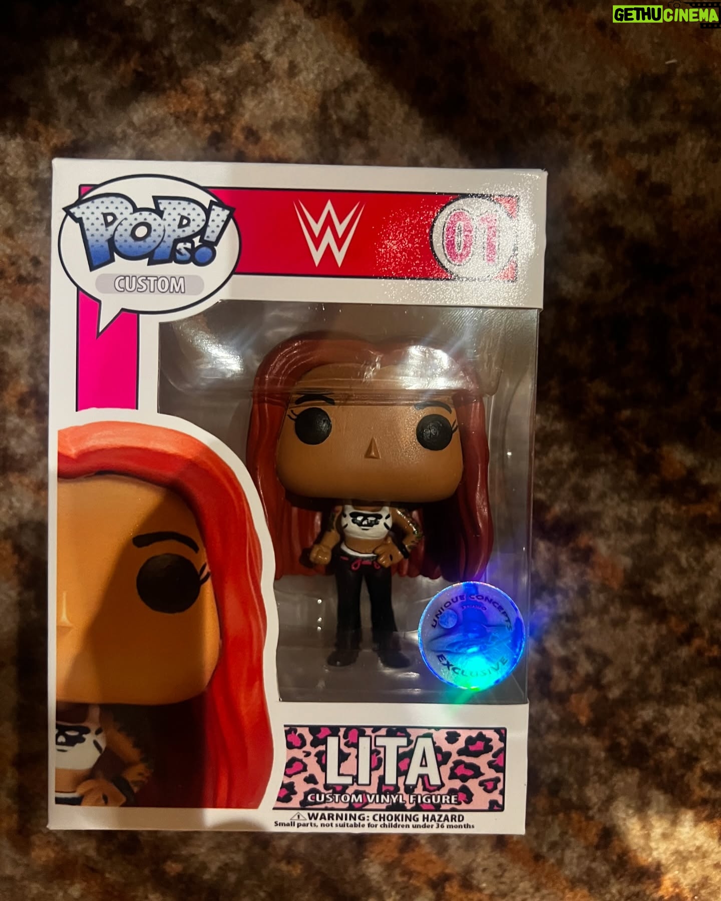 Amy Dumas - 62.1K Likes - North Carolina brought the hype! Thanks so much to @wrestlecade @highspots @gilbertboyas and all who came today to say hi- yāall the best
Slide 4- this was the first time Iād seen my new action figure since it was announced at SDCC-
Slides 6/7 The tricked out @originalfunko customs never gets old