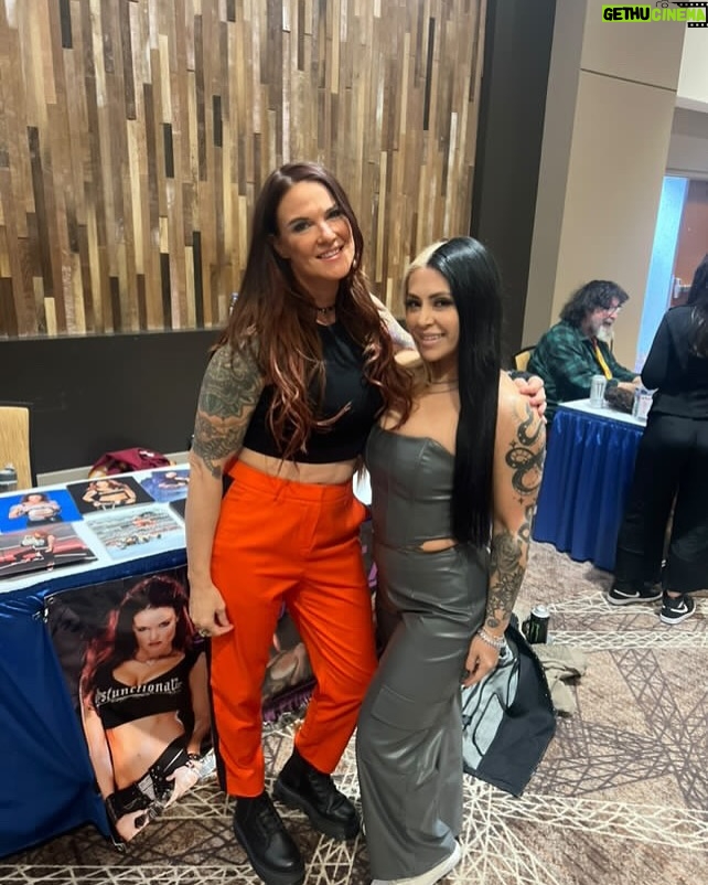 Amy Dumas - 62.1K Likes - North Carolina brought the hype! Thanks so much to @wrestlecade @highspots @gilbertboyas and all who came today to say hi- yāall the best
Slide 4- this was the first time Iād seen my new action figure since it was announced at SDCC-
Slides 6/7 The tricked out @originalfunko customs never gets old
