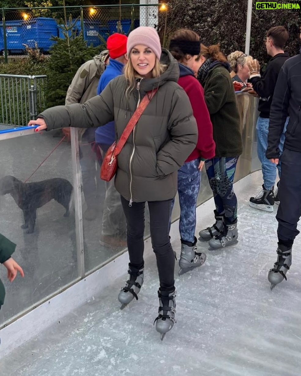 Amy Huberman - 5.6K Likes - Delighted to partake in this year’s Standing On Ice.
Where I literally don’t move, cling to the side and wonder if it will be the tibia or the femur that might be the first to break.