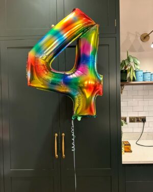Amy Huberman Instagram - My baby is 4! Surely he has a fake I.D.?!

I’m probably going to have to stop using “baby brain” as an excuse for everything and recounting his age in weeks in an attempt to back that up. Happy birthday little man 🩵 Can’t believe you’re 208 weeks old! 

However, you’ll always be the baby so I’m just going to have to carry you around in a sling carrier clipped around my shoulders until you’re just about ready to head off to college so I can kiss that squidge face all the time. I do hope that’s okay 🎈 💙