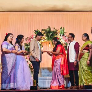 Ananya Dash Instagram - Ring Ceremony 💜 #latepost