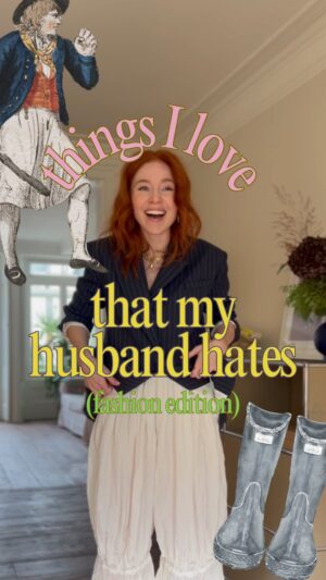 Angela Scanlon Instagram - She’s a man (repeller) make you wince hard, make you dance hard, make you want to bin her clothes 🎶

Now as we already know, my husband has excellent taste in women but we don’t see eye to eye when it comes to deliciously ugly shoes, peticoats and lime green eye sores. BUT, let’s be honest. I’m dressing for MYSELF, the girls but mostly the gays 😂

What’s your fave man repeller fit!?