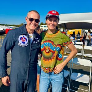 Angie Harmon Instagram - After watching the Thunderbirds documentary I made up my mind to witness the mind blowing power, precision & extreme excellence these pilots display in person…. 
4 days later I am STILL BLOWN AWAY! #WOW 

Thank you Doug & Mims!

#usafthunderbirds #thunderbirds #fanforlife #respect #ReachForTheSky