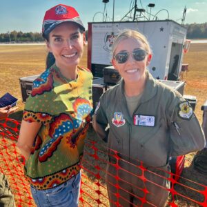 Angie Harmon Instagram - After watching the Thunderbirds documentary I made up my mind to witness the mind blowing power, precision & extreme excellence these pilots display in person…. 
4 days later I am STILL BLOWN AWAY! #WOW 

Thank you Doug & Mims!

#usafthunderbirds #thunderbirds #fanforlife #respect #ReachForTheSky