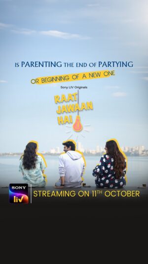 Anjali Anand Instagram - When adulting crashes into the chaos of parenthood, all bets are off! 
Raat Jawaan Hai will take you through the unpredictable lives of three besties—Radhika, Avinash, and Suman, as they embark on the wildest adventure of all: raising kids. 

A Yamini Pictures Pvt Ltd production, written and created by Khyati Anand-Puthran, directed by Sumeet Vyas and produced by Vicky Vijay this comedy-drama will make you laugh, cry, and rediscover the magic of friendship, with three friends and one wild ride through parenthood.

Raat Jawaan Hai, streaming from 11th October, only on Sony LIV!

#RaatJawaanHai #RaatJawaanHaiOnSonyLIV

@sumeetvyas @anjalidineshanand @priyabapat @barunsobti_says 
@khyati_pulao @imvicky.v 
@vikramsingh_chauhan @priyanshjora @hasleenk @yaminipicturespvtltd @wrkprint @darshanjalanofficial @twishapal @sunjmaurya @cosmicimmigrant @anuraag_psychaea @aliceinandheri @gautamkishanchandanicasting @anirbandasgupta5 @sapnasinghyadav