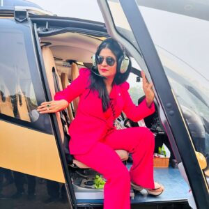 Anjana Om Kashyap Instagram - Aajtak Helicopter shot - the Maharashtra Special 🚁