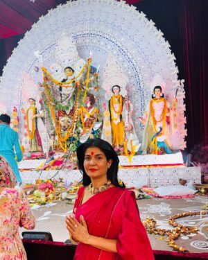 Anjana Om Kashyap Instagram - जय माँ दुर्गा 🙏🏼