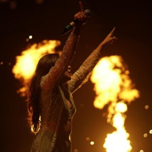 Anju Joseph Instagram - A big thanks to the lovely people of Kochi and the organisers of Cochin Carnival for this wonderful opportunity! Started 2025 with a bang and frankly speaking we have never seen such amazing vibes from a crowd. 

Love you Kochi! ❤️❤️

#grateful #cochincarnival