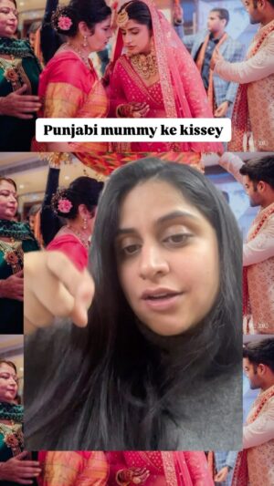 Ankita Sahigal Instagram - Bidai pe ro sakti thi waise thoda sa mummy meri
.
.
#punjabi #mummy #funny #funnystory #funnyvideos #wedding #reelsinstagram