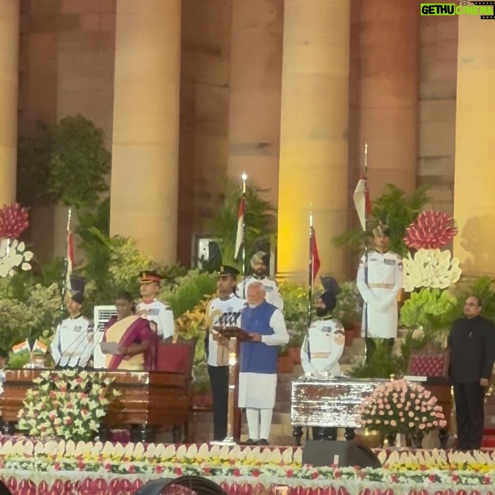 Anushka Rathod - 91.6K Likes - Attended our Prime Minister’s swearing in ceremony at Rashtrapati bhavan today 😄
Beyond grateful to have received this invite!🫡