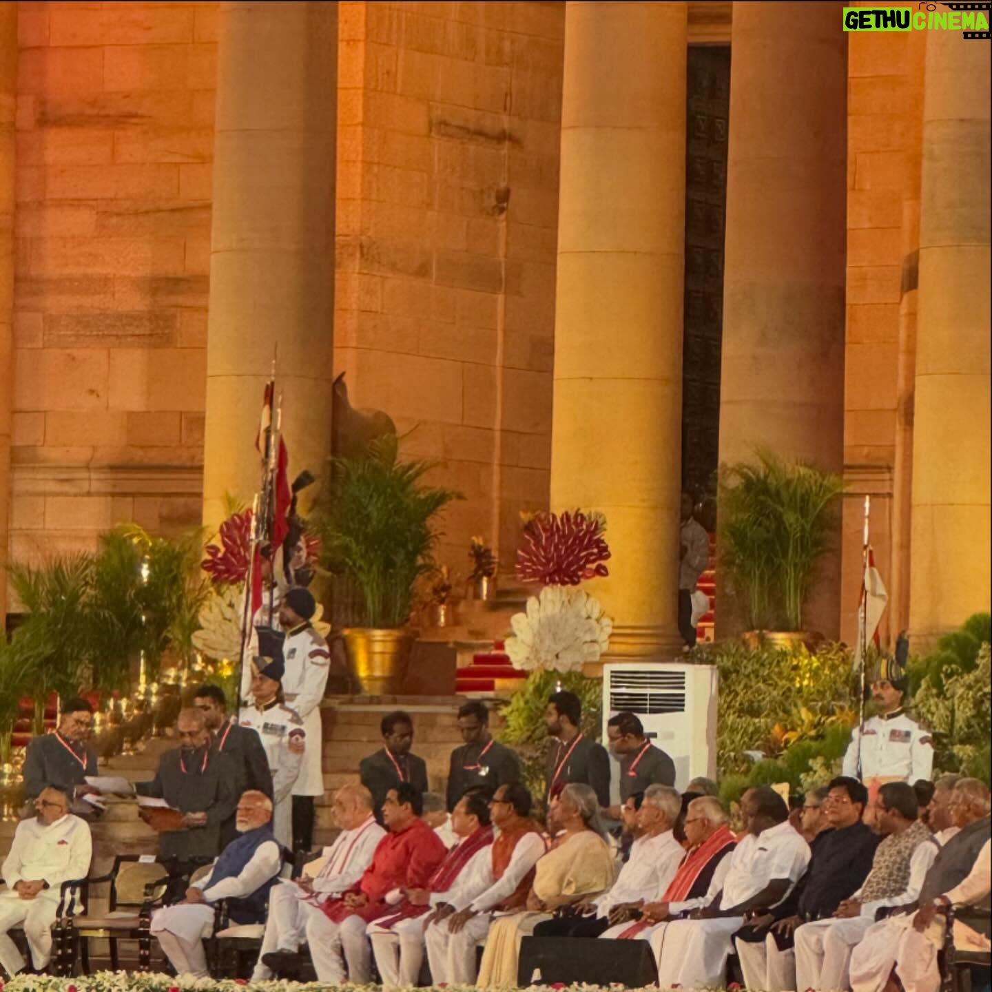 Anushka Rathod - 91.6K Likes - Attended our Prime Minister’s swearing in ceremony at Rashtrapati bhavan today 😄
Beyond grateful to have received this invite!🫡