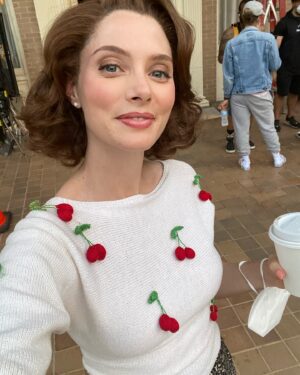 April Bowlby Instagram - Whaaaaat?!! 
All 4 Seasons of Doom Patrol are available to stream in the UK! And in Ireland !!! 🍸👠💥🤖
@dcdoompatrol @itvxofficial @itv