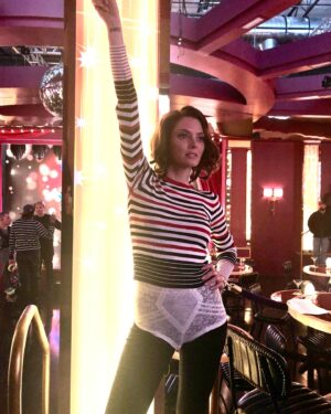April Bowlby Instagram - Whaaaaat?!! 
All 4 Seasons of Doom Patrol are available to stream in the UK! And in Ireland !!! 🍸👠💥🤖
@dcdoompatrol @itvxofficial @itv