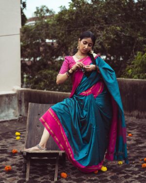 Archana Jois Instagram - Fire in her soul, grace in her heart. 
@the_light_photographyy @ganeshyoganathan
Jhumka - @studiobluefashions