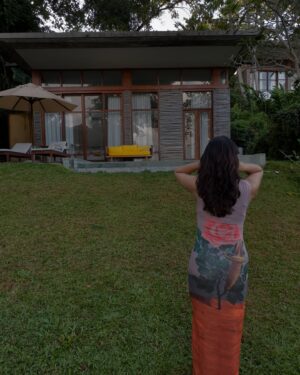 Arushi Sharma Instagram - Turning a year older at @tri_lanka Tri by Koggala Lake felt like stepping into a dream. For two blissful days, I was surrounded by serene waters, lush greenery, and a deep sense of calm that only nature can provide. 🌿✨

From the moment I arrived, the staff welcomed me with genuine warmth and unparalleled hospitality, making my birthday on November 18th feel truly special. The floating breakfast overlooking the lake, the candlelight dinner under the stars, and the rejuvenating stillness of this eco-luxury retreat are memories I’ll cherish forever. 🌊💫

Tri isn’t just a resort; it’s a sanctuary. Every detail, from the sustainable architecture to the focus on wellness, is designed to make you feel connected to nature while indulging in quiet luxury. If you’re looking for a place to relax, recharge, or celebrate life’s moments, this hidden gem by Koggala Lake is where you should be.

Thank you, Tri, for making my birthday an unforgettable experience. I already can’t wait to return. 💚