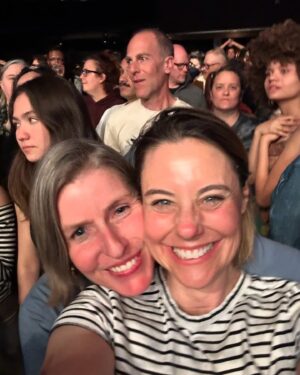Ashley Williams Instagram - If you knew me in the 90s, you knew me as an Ani DiFranco obsessed, grunge devoted, wildly liberal creative with hard edges and a soft center. One of my big final  presentations in college was to act out the entire “life cycle“ of Ani DiFranco, including acting out her birth as a baby— crying and all. 😂😂 I WAS SO HARDCORE. It still makes me laugh when I think about it in hindsight. 

I didn’t just go to her concerts, I showed up six hours early to catch a glimpse of her meditating in a meadow nearby, was first in line to stand in general admission, and then hid in the bushes next to her tour bus to catch a glimpse of her at the end of the night. She was the first character I ever fully studied. I used her lyrics like a map to unlock her history and how her entirely complicated brain worked. Her albums were the soundtrack of my coming of age. 

She taught me how to talk to people who condescend to me. She taught me to invest in women— That competition would get us nowhere, but coffee, authenticity and giggles would get us everywhere. She was right. 

Also if you know me and my loved ones now, you know that the last few weeks of our lives has been hell on our hearts. My thoughtful husband surprised me last night with something I did not know I needed: I got to revisit myself in my 20s. Good news: She’s still there. Full of hope, strength, and most importantly curiosity. Giggles were in there somewhere too— we’re working on it. 

Ani, you’ll never read this because you’re so cool, and even if you do, you’ll never fully understand how you made me who I am cuz it’s just too much, but oh boy am I just as grateful as I always have been. Thank you for letting me celebrate you and me and all of us, including firefighters, last night. As always, what doesn’t bend, breaks. Grateful for the sway. @anidifranco #ani #music #whatdoesntbendbreaks #firefighters #anidifranco