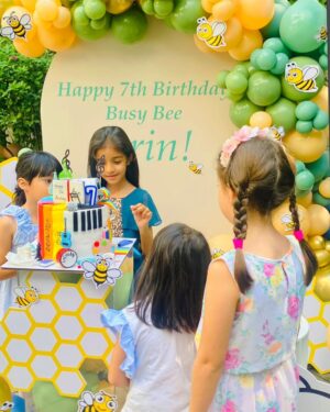 Asin Instagram - Happy 7th Birthday Busy bee Arin, who has a finger in every pie! Keep growing and surprising us with your many talents!

#HappyBirthdayArinRayn #polyglot #artist #scientist #dancer #pianist #musician #bestdaughterintheuniverse