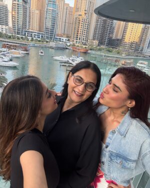 Avantika Hundal Instagram - Sunshine of our lives!! Keep planning trips Ma and we’l keep tagging along 😆😆