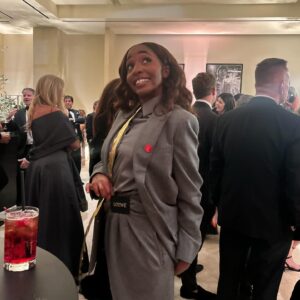 Ayo Edebiri Instagram - wore a suit, wore a grill, saw some pals, almost didn’t get on the red carpet so Ethan took pictures of me that are very very bad 🫶🏾 (go see Nickel Boys!!) - lots of love, feeling so so very grateful - golden globes ‘25!!! 🪶❣️