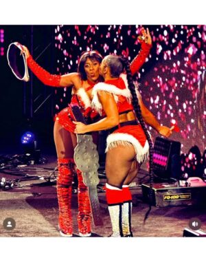 Bianca Crawford Instagram - We were a lil naughty and a lil nice on this Holiday Tour!
And Mrs. Claus brought the magic every single night.
#ESTofWWE
#WWEJacksonville #WWEOrlando #WWEMiami #WWEDetroit