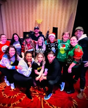 Briana Buckmaster Instagram - How obnoxious for the last con of the year to be the most fun. Can’t believe I’m not going to see my @creationent fam for a whole 4 months. Be that as it may, we had just the BEST (is not slightly debaucherous) weekend at #spnnash. Thank you for the most wonderful year @creationent and #spnfamily. Sending everyone love and peace for a restful and lovely holiday season. ❤️❤️❤️