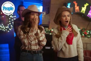 Britt Robertson Instagram - Chad Michael Murray is bringing the heat to Christmas this year. In ‘The Merry Gentlemen,’ on Netflix Nov. 20, Britt Robertson plays a big-city dancer who, to rescue her family’s venue in a small town, orchestrates an all-male holiday revue. Murray, who strips down and dances to save the day in the film, tells PEOPLE the movie does “push the envelope a little bit.” Learn more about the movie at the link in the bio. | 📷: Katrina Marcinowski/Netflix