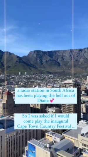 Cam Instagram - Thank you Cape Town for the warm smiles, good wine & giant sing-a-long #ctcfest2024