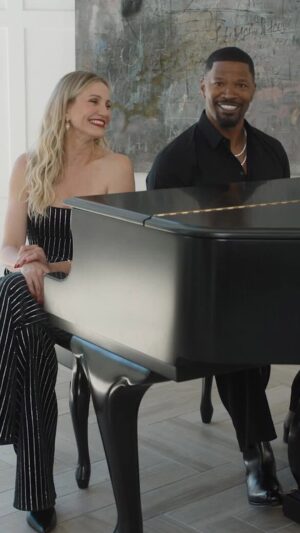 Cameron Diaz Instagram - cameron diaz and jamie foxx musically reminisce about their friendship. BACK IN ACTION premieres january 17