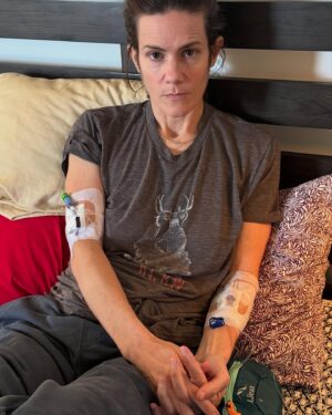 Cameron Esposito Instagram - ‘24: almost died • lost part of my foot• bought a house • party w best pals after best show at @thedentheatre