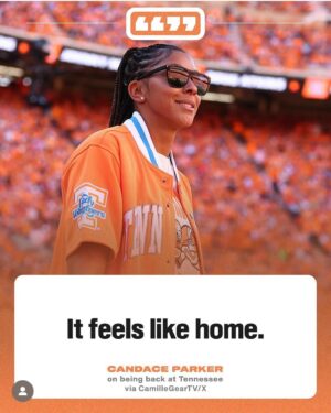 Candace Parker Instagram - True to this not new to this. Took babygirl back for a visit in the old stomping grounds. She looks great in orange don’t you think!? 15 years old was the first time I stepped on campus for an unofficial visit, surreal to bring my daughter back at the same age. We bleed orange. Thank you for making Knoxville special as always! Big wins and great vibes GO BIG ORANGE!!!!! 🍊 scroll down memory lane⬅️