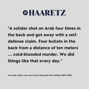 Carice van Houten Instagram - Repost from @translating_falasteen
•
Testimonies from Israeli soldiers, spanning from the First Intifada to the 2024 Gaza war, reveal patterns of dehumanization, civilian killings, and systemic brutalization. A recent Haaretz article show how these atrocities have become normalized over decades.

شهادات من جنود إسرائيليين تمتد من الانتفاضة الأولى حتى حرب غزة 2024 تكشف أنماطاً من التجريد من الإنسانية وقتل المدنيين وتفشي الوحشية. مقال حديث في هآرتس يبرز كيف تم تطبيع هذه الفظائع على مدار عقود.

Source: Haaretz, Dec 23, 2024